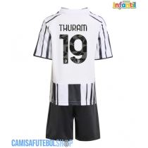 Camisa de time de futebol Juventus Khephren Thuram #19 Replicas 1º Equipamento Infantil 2025-26 Manga Curta (+ Calças curtas)